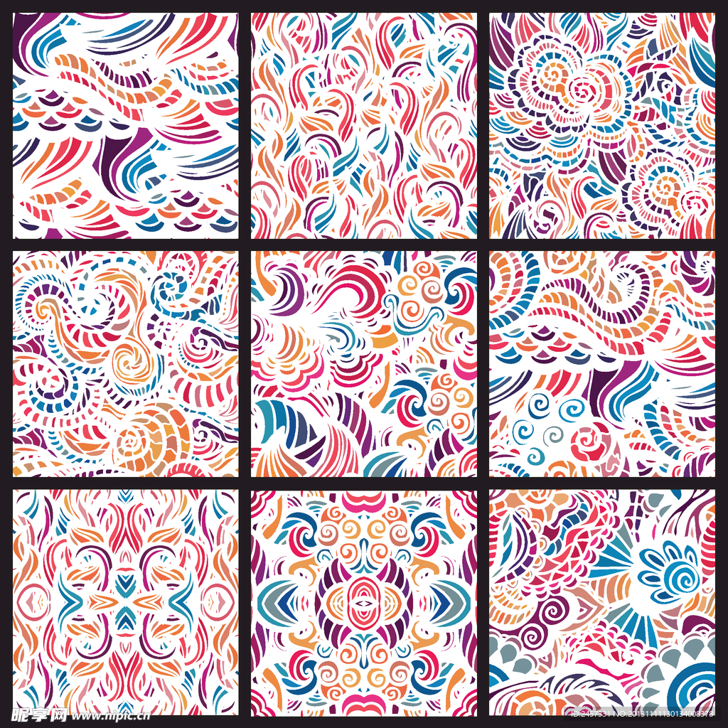 欧式花纹