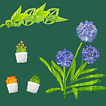 手绘 花纹 花朵