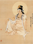 张大千观音图（高清）