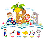 小画家和字母B