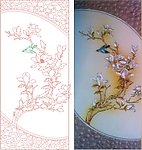 玉兰花鸟