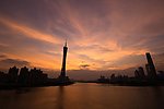 广州塔黄昏美景
