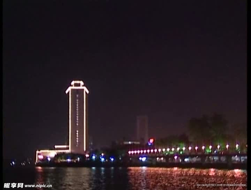 建筑夜景视频素材