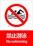 禁止游泳