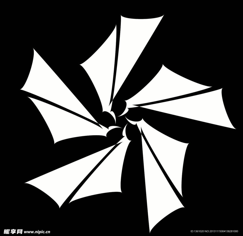 动感花纹视频素材