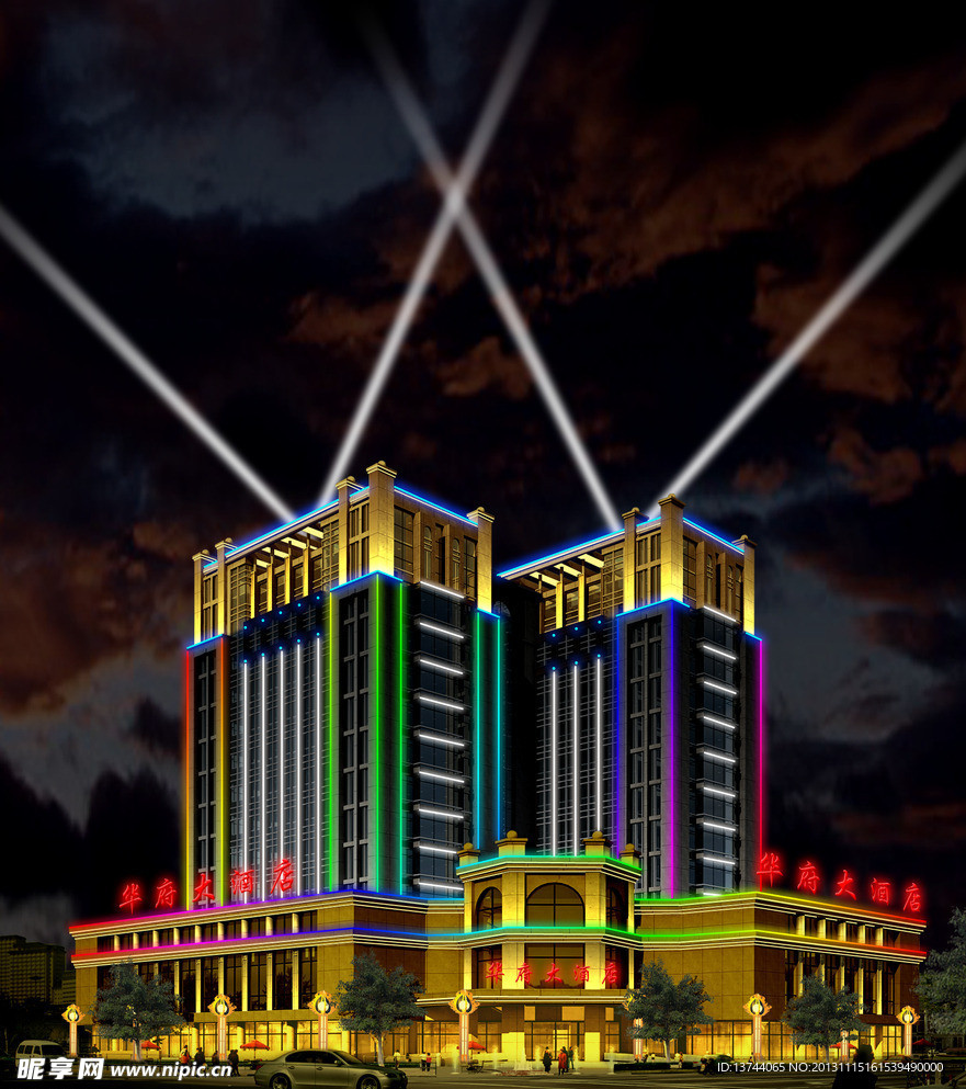 国际酒店灯光设计