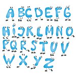 英文字母小人