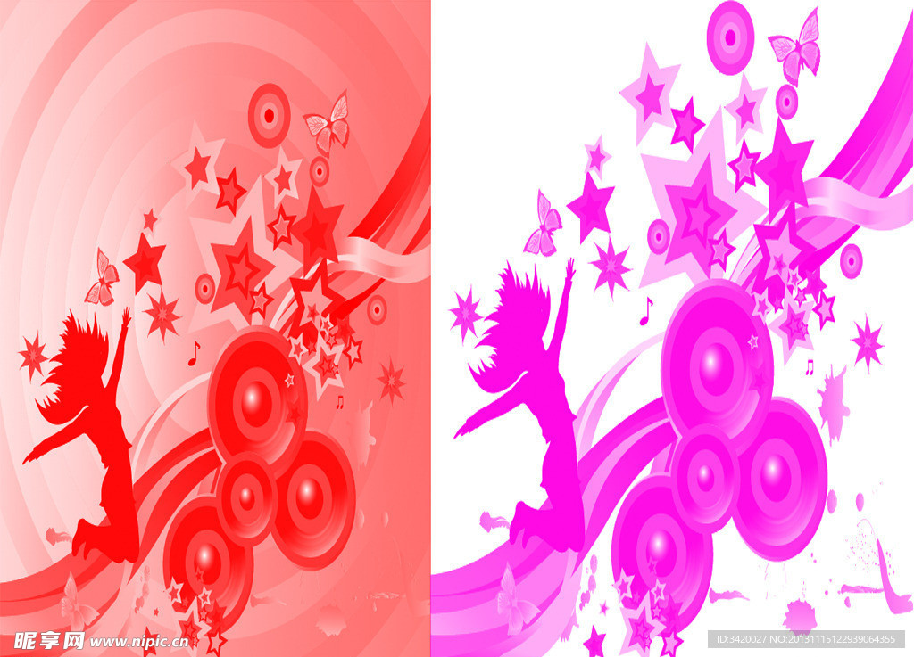 音乐潮流插画笔刷
