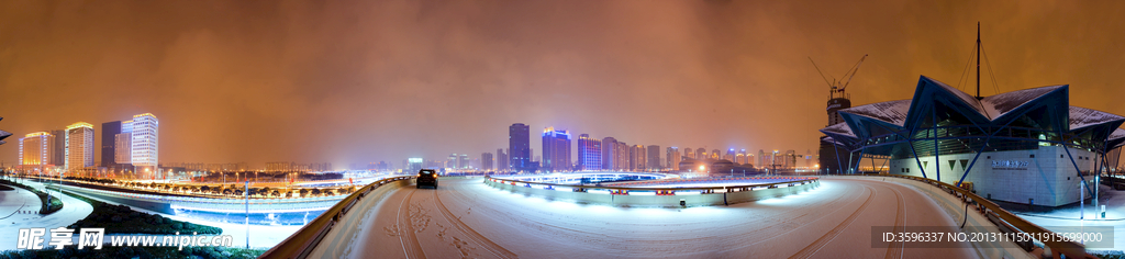 郑东新区城市夜景