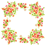 花卉边框设计素材