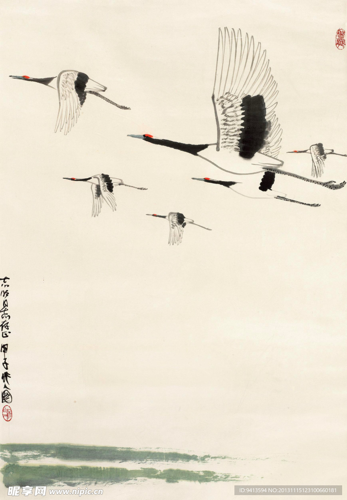 瑞鹤图