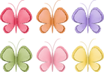 蝴蝶花纹
