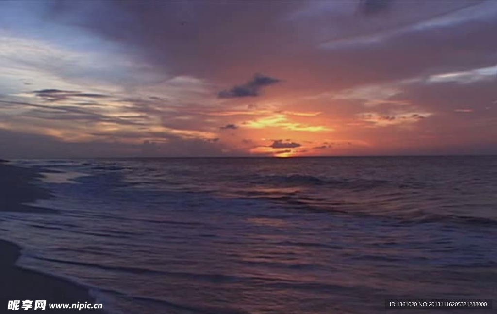 海上日出视频素材