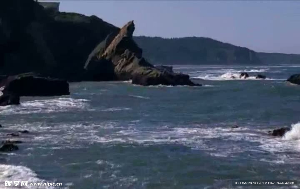 海洋海水海岸视频素材