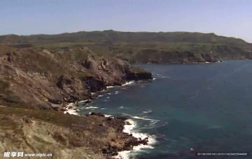 海洋海水海岸视频素材