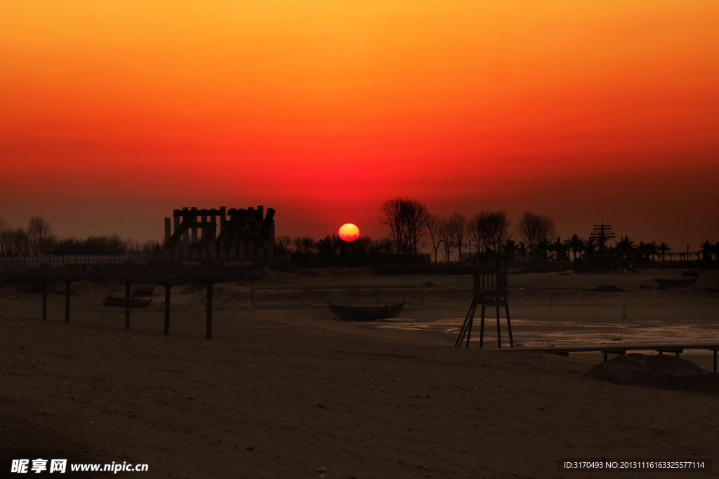 夕阳落日