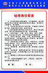 岗位职责牌