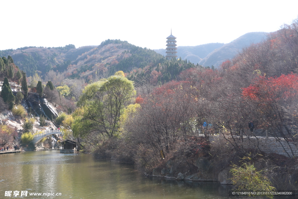 济南红叶谷风景