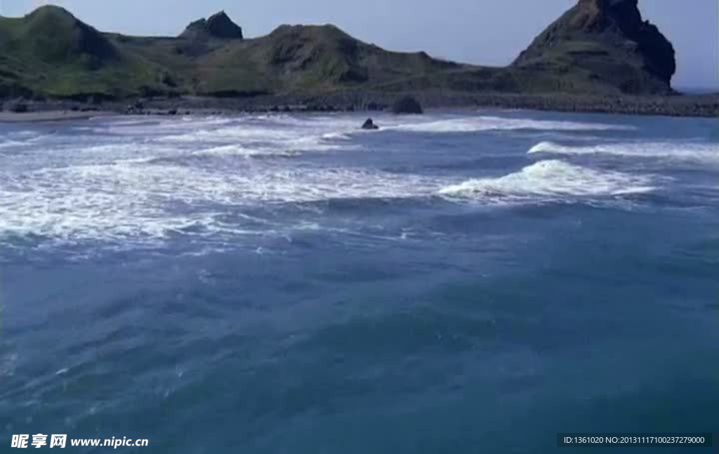 海洋海水海岸视频素材