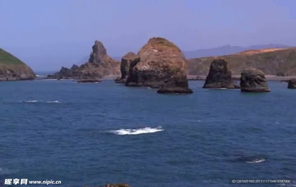 海洋海水海岸视频素材