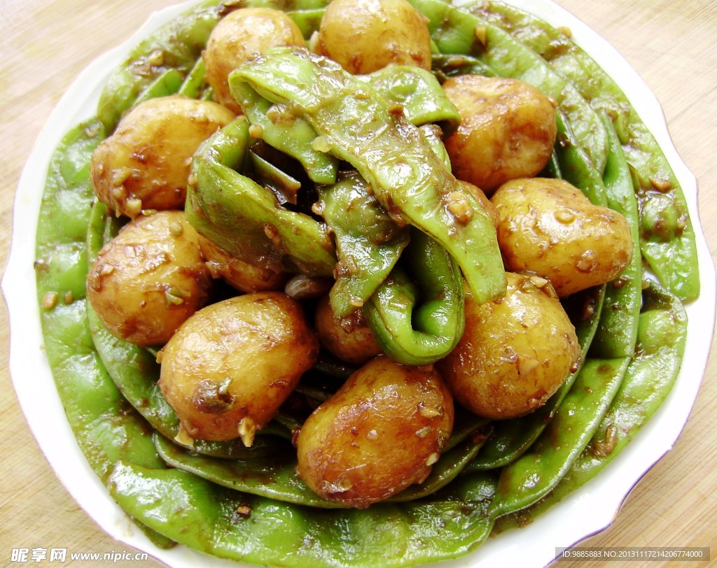 豆角焖土豆