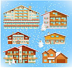 冬季房屋