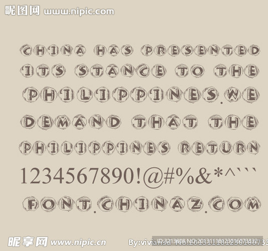 字体