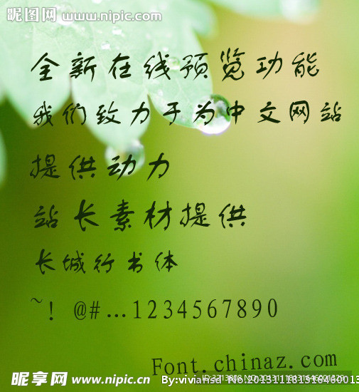 字体