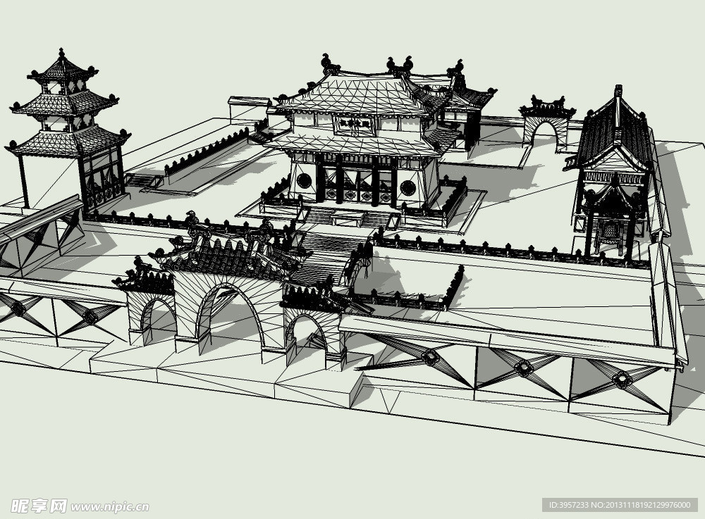 游戏场景3D模型