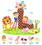 吃棒棒糖的小孩