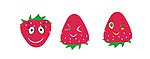 可爱草莓表情