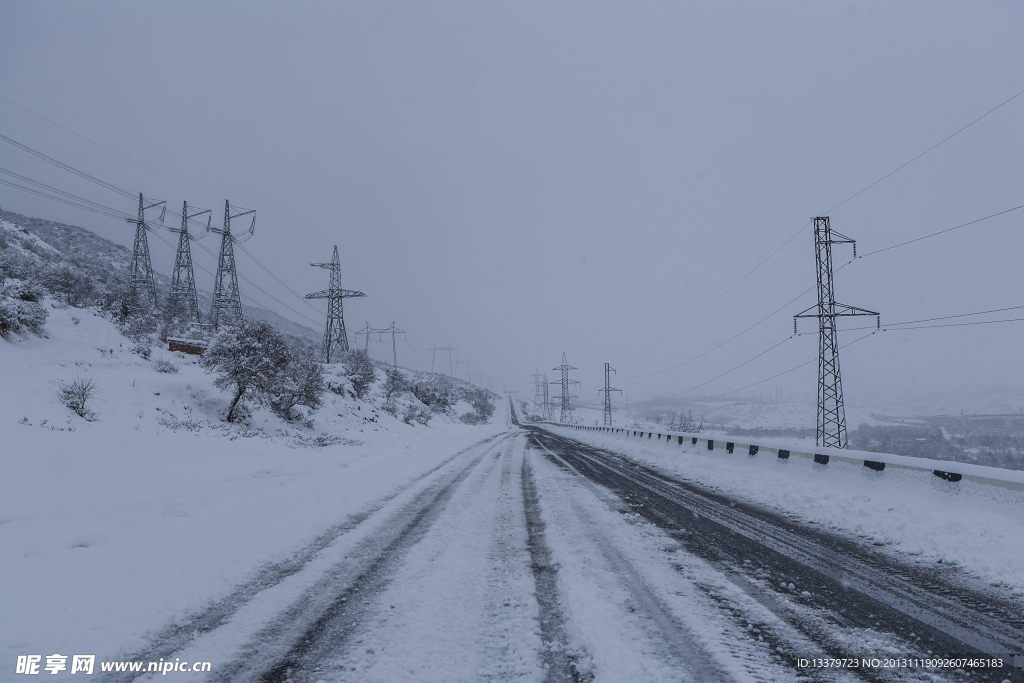 雪后 绕城公路