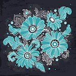 欧式花纹 花朵