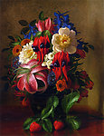 数码花卉静物油画