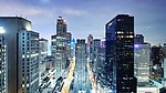 城市清晨