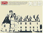 城堡矢量剪影