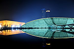 夜景 天津文化中心