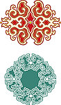 古典元素 花纹
