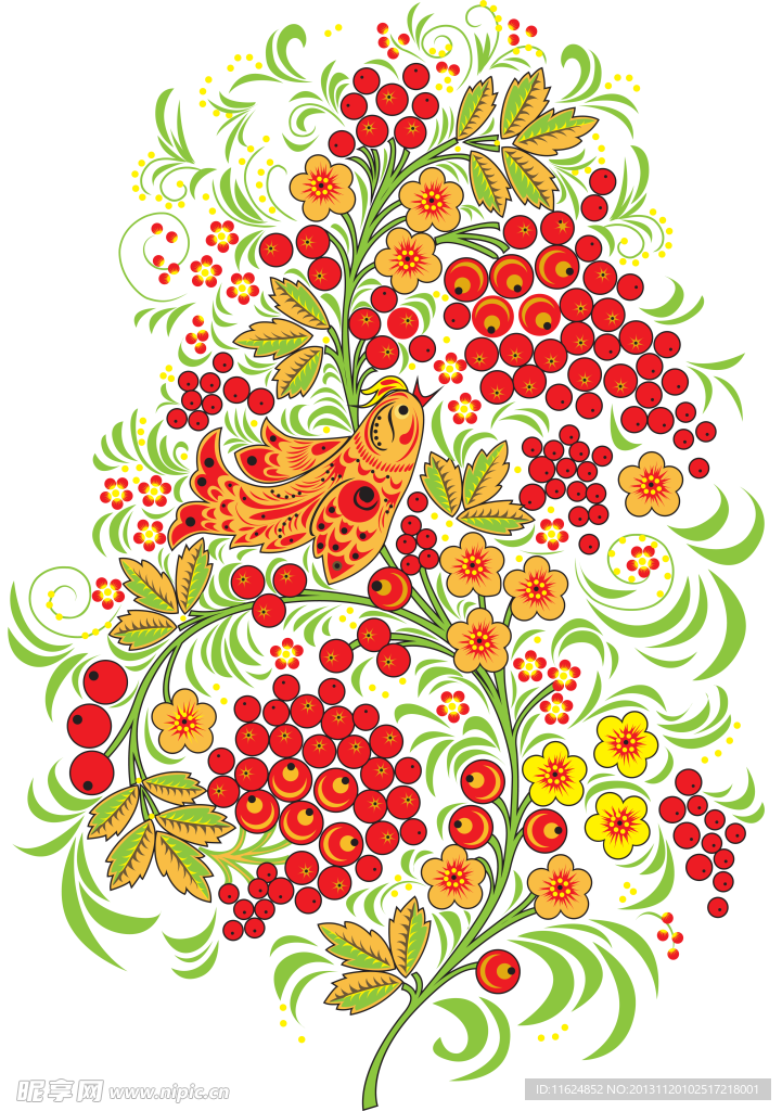 手绘花纹
