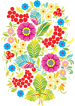 手绘花纹