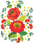 手绘花纹