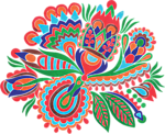 手绘花纹