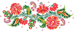 手绘花纹