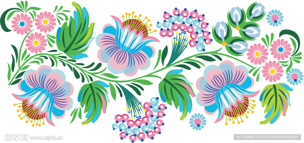 手绘花纹