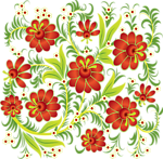 手绘花纹