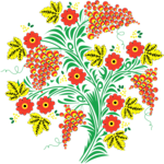 手绘花纹