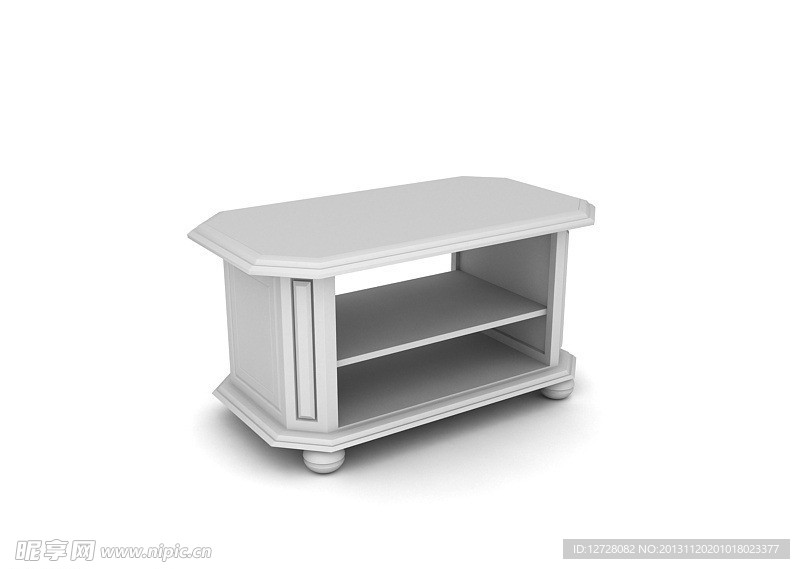 玻璃茶几 家具模型