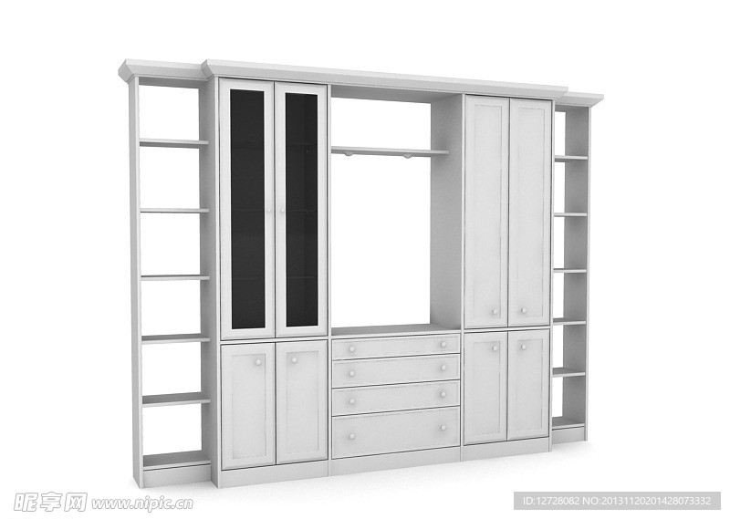 衣柜 家具模型