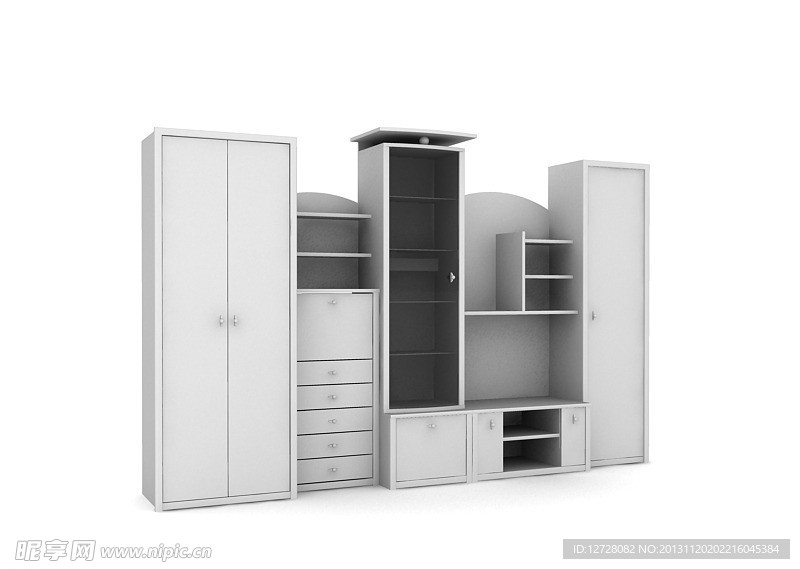 衣柜 家具模型