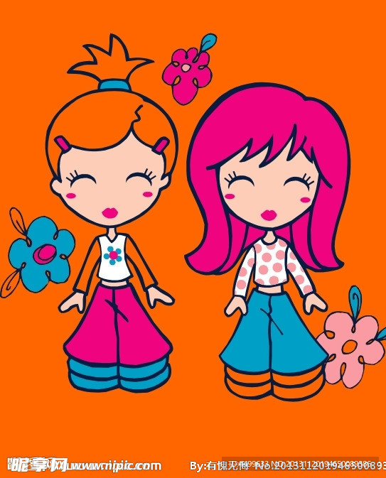 卡通女孩